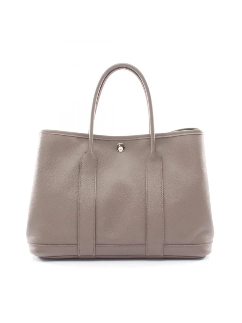 Hermes Tote Garden Party TPM Etain Leather Calf